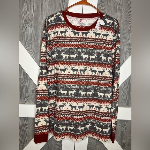 NWT The Childrenās Place Adult Christmas Pajamas 100% Cotton Medium Unisex - Picture 2 of 7